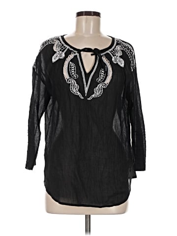 DKNY Jeans 3/4 Sleeve Blouse (view 1)