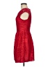 Buttons Hearts Red Cocktail Dress Size M - photo 5