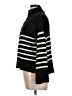 DKNY Jeans Stripes Black Turtleneck Sweater Size L - photo 5