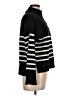DKNY Jeans Stripes Black Turtleneck Sweater Size L - photo 4