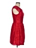 Buttons Hearts Red Cocktail Dress Size M - photo 4