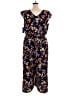 Apt. 9 Floral Blue Jumpsuit Size XXL - photo 2