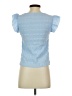 Shein Blue Short Sleeve Top Size 2 - photo 2