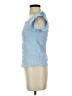 Shein Blue Short Sleeve Top Size 2 - photo 5