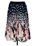 Assorted Brands 100% Polyester Print Blue Casual Skirt Size M - photo 1