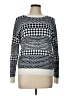 Ann Taylor LOFT Polka Dots White Blue Pullover Sweater Size L - photo 1
