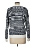 Ann Taylor LOFT Polka Dots White Blue Pullover Sweater Size L - photo 2