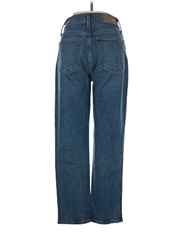 Madewell The Petite Perfect Vintage Straight Jean in Mayfield Wash (view 2)