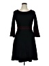 Danny And Nicole Argyle Black Casual Dress Size XL - photo 1