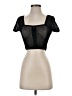 Devon Windsor Black Short Sleeve Top Size S - photo 1