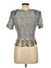Assorted Brands Silver Short Sleeve Top Size 10 - photo 2