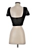 Devon Windsor Black Short Sleeve Top Size S - photo 2