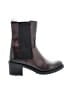 Emanuele Crasto Burgundy Ankle Boots Size EU 40 - photo 1
