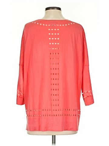 Cotton by Autumn Cashmere 3/4 Sleeve Top (view 2)