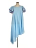 ZAYAN THE LABEL 100% Polyester Blue Casual Dress Size 12 - photo 1