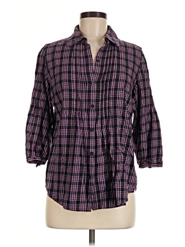 Chadwicks 3/4 Sleeve Button-Down Shirt (view 1)