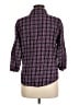 Chadwicks Plaid Purple 3/4 Sleeve Button-Down Shirt Size 8 - photo 2