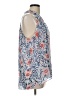 CAbi 100% Polyester Blue Sleeveless Blouse Size L - photo 4