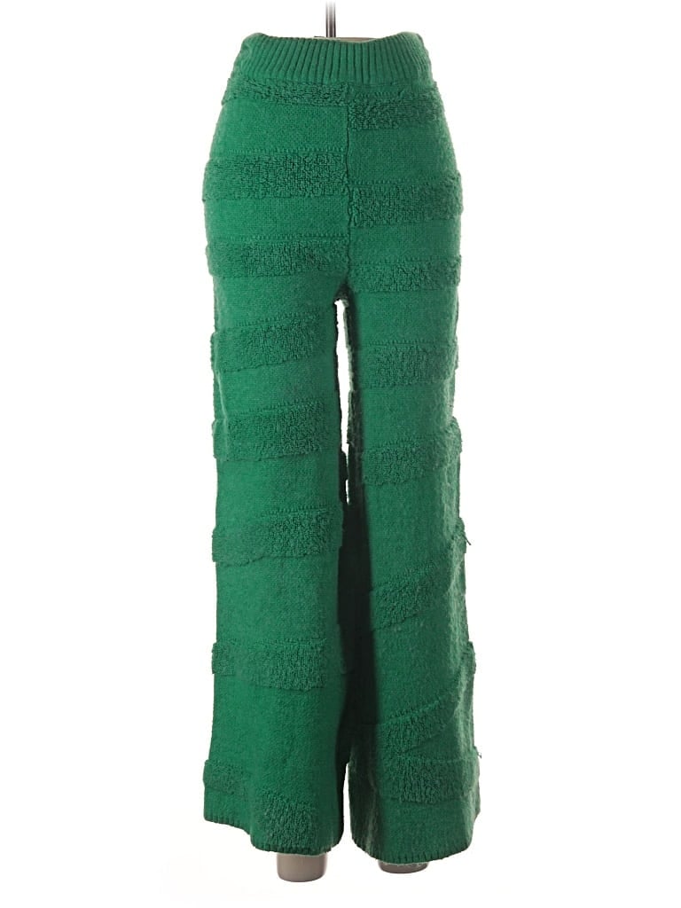 Pre-owned Runway Casual Pants In Green