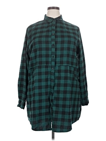 HOTOUCH Long Sleeve Button-Down Shirt (view 1)