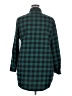 HOTOUCH Checkered-gingham Green Long Sleeve Button-Down Shirt Size XXL - photo 2