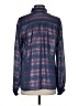 Marc Jacobs Blue Long Sleeve Silk Top Size 6 - photo 2