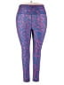 Reebok Hearts Blue Active Pants Size 2X - photo 1