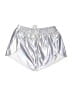 Pink Chicken Metallic Silver Athletic Shorts Size 12 - photo 1