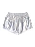 Pink Chicken Metallic Silver Athletic Shorts Size 12 - photo 2