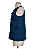 Ann Taylor LOFT Blue Sleeveless Blouse Size S - photo 5