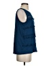 Ann Taylor LOFT Blue Sleeveless Blouse Size S - photo 4