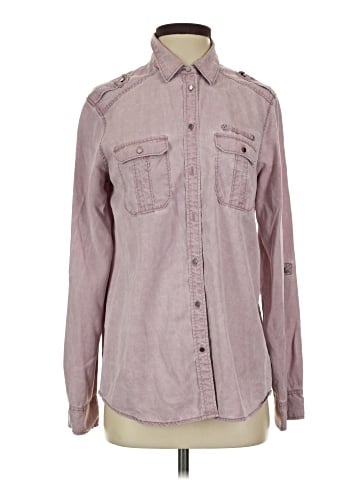 Express Long Sleeve Button-Down Shirt (view 1)