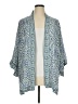 Max Studio 100% Polyester Teal Kimono Size 1X - photo 1