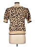 On 34th Animal Print Tan Pullover Sweater Size L - photo 2