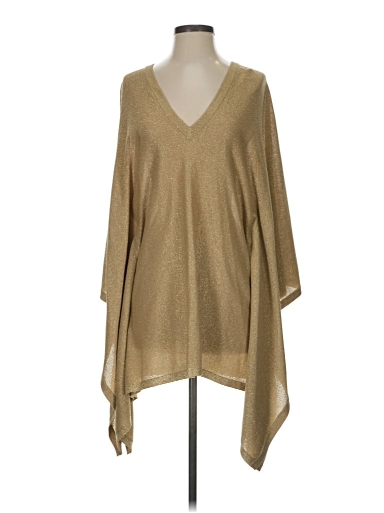 Pre-owned Michael Michael Kors Poncho In Gold