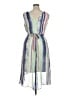 DKNY 100% Polyester Tie-dye Green Cocktail Dress Size 14 - photo 2