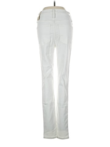 Madewell 10" High-Rise Skinny Jeans in Pure White (view 2)