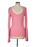 Hinge Stripes Pink Long Sleeve T-Shirt Size L - photo 2