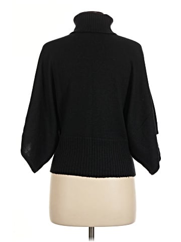 Aqua Silk Pullover Sweater (view 2)