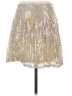 Hem & Thread Metallic Gold Formal Skirt Size S - photo 2
