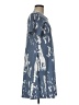 Unbranded Print Blue Casual Dress Size M - photo 4