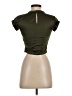 Anthropologie Green Short Sleeve Top Size XXS - photo 2