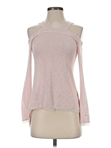 Red Haute Long Sleeve Top (view 1)