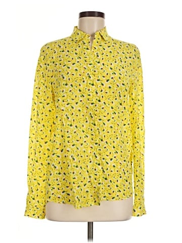 Stockholm Atelier & Other Stories Long Sleeve Silk Top (view 1)