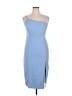 Glassons Solid Blue Cocktail Dress Size 14 - photo 1