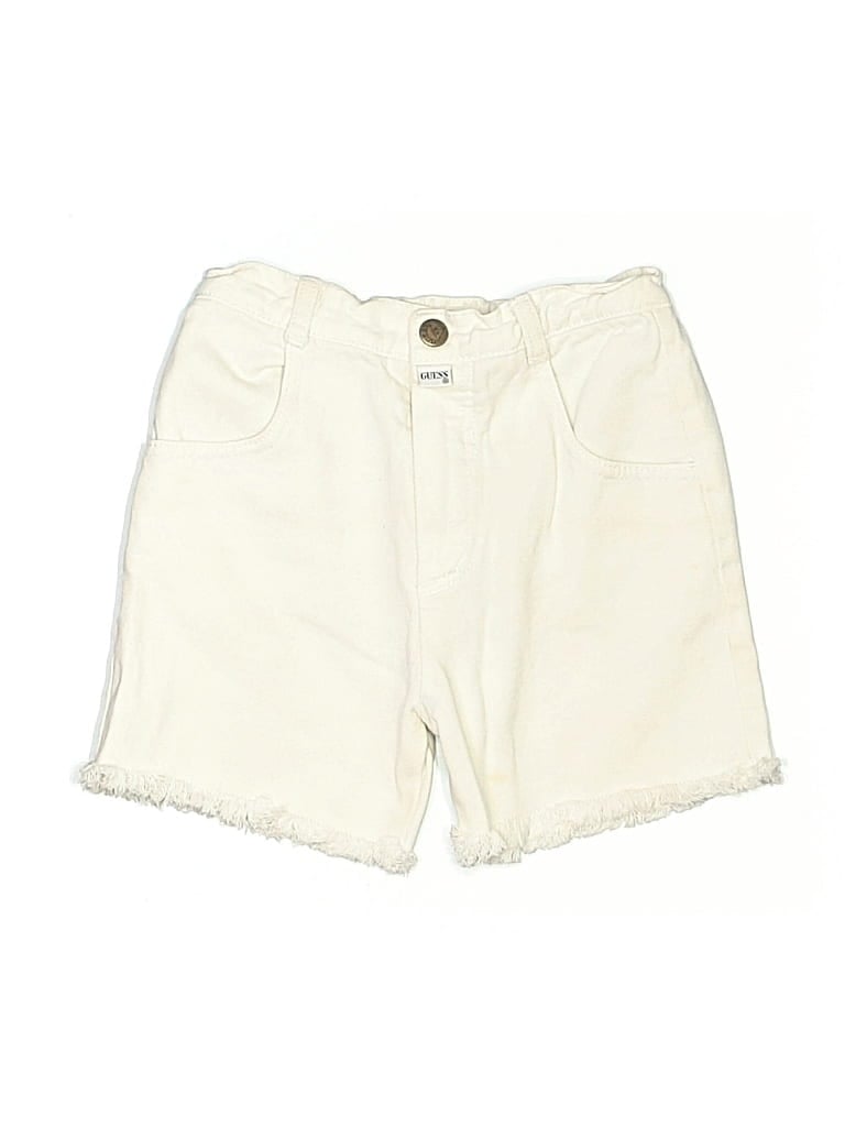 Pre-owned Guess Kids' Shorts In Ivory