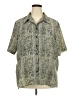 Noni Nona 100% Polyester Animal Print Silver Gray Short Sleeve Blouse Size 3X - photo 1