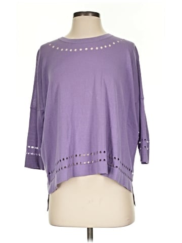 Cotton by Autumn Cashmere 3/4 Sleeve Top (view 1)