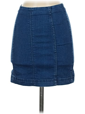Free People Denim Skirt (view 1)