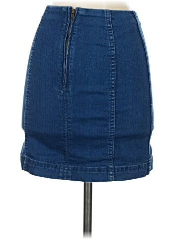 Free People Denim Skirt (view 2)